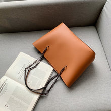 Load image into Gallery viewer, Solid Color PU Leather Shoulder Bags For Women 2019 Chain High Capacity Handbags Travel Luxury Hand Bag Female Shoulder Bag