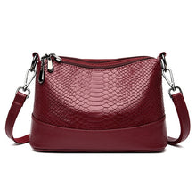 Load image into Gallery viewer, Fashion Snake Pattern Bag Ladies Luxury Handbags Designer Messenger Bags for Women Three-layer Main Bag Tendencia 2020 Mujer