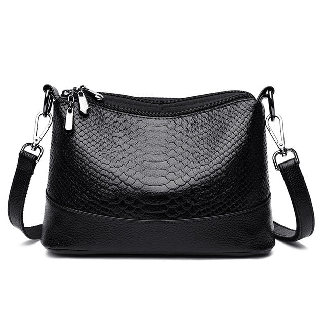 Fashion Snake Pattern Bag Ladies Luxury Handbags Designer Messenger Bags for Women Three-layer Main Bag Tendencia 2020 Mujer