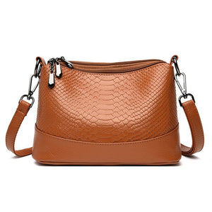 Fashion Snake Pattern Bag Ladies Luxury Handbags Designer Messenger Bags for Women Three-layer Main Bag Tendencia 2020 Mujer