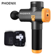 Phoenix Massage Gun Muscle Massager Fascia Massage Recovery 3 Gear Speed Rechargebale & Portable Body Relax Slimming Pain Relief