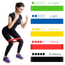 Load image into Gallery viewer, Yoga Resistance Rubber Bands Fitness Elastic Bands 0.3mm-1.1mm Training Fitness Gum Pilates Sport Crossfit Workout Equipment