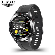 Load image into Gallery viewer, LIGE 2020 fashion Full circle touch screen Mens Smart Watches  IP68 Waterproof Sports Fitness Watch Luxury Smart Watch for men