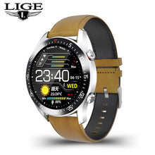 Load image into Gallery viewer, LIGE 2020 fashion Full circle touch screen Mens Smart Watches  IP68 Waterproof Sports Fitness Watch Luxury Smart Watch for men