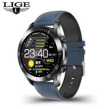 Load image into Gallery viewer, LIGE 2020 fashion Full circle touch screen Mens Smart Watches  IP68 Waterproof Sports Fitness Watch Luxury Smart Watch for men