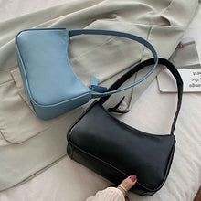 Load image into Gallery viewer, Handle Bag Women Retro Handbag PU Leather Shoulder Totes Underarm Vintage Top Handle Bag Female Small Subaxillary Bags Clutch