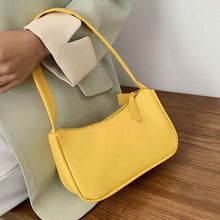 Load image into Gallery viewer, Handle Bag Women Retro Handbag PU Leather Shoulder Totes Underarm Vintage Top Handle Bag Female Small Subaxillary Bags Clutch