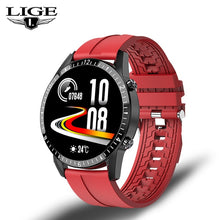 Load image into Gallery viewer, LIGE Bluetooth Phone Smart Watch Men Waterproof Sports Fitness Watch Health Tracker Weather Display 2020 New smartwatch Woman