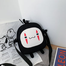 Load image into Gallery viewer, NEW Harajuku Cute Canvas Cartoon Printed Crossbody Shoulder Bag Fashion Student Girl&#39;s Shopping Phone Small Square Bag