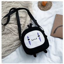 Load image into Gallery viewer, NEW Harajuku Cute Canvas Cartoon Printed Crossbody Shoulder Bag Fashion Student Girl&#39;s Shopping Phone Small Square Bag