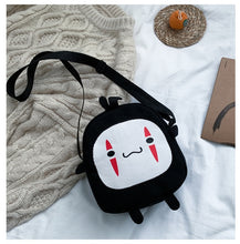 Load image into Gallery viewer, NEW Harajuku Cute Canvas Cartoon Printed Crossbody Shoulder Bag Fashion Student Girl&#39;s Shopping Phone Small Square Bag