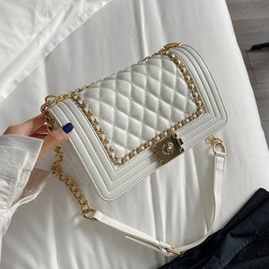 Brand Design lady Shoulder Crossbody Bag PU Leather Women's Designer Messenger Bag Luxury Handbag  Crocodile Women's Bags