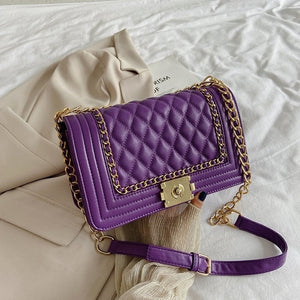 Brand Design lady Shoulder Crossbody Bag PU Leather Women's Designer Messenger Bag Luxury Handbag  Crocodile Women's Bags