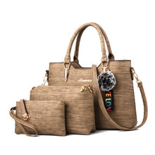 Load image into Gallery viewer, women bag Fashion Casual women&#39;s leather handbags Luxury Designer Shoulder bags new bags for women 2019 Composite bag