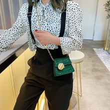 Load image into Gallery viewer, Quality Stone Pattern Leather Crossbody Bags For Women Designer Small Handbags Chain Shoulder Messenger Bag Mini Purses Hand Bag