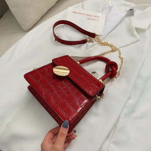 Load image into Gallery viewer, Quality Stone Pattern Leather Crossbody Bags For Women Designer Small Handbags Chain Shoulder Messenger Bag Mini Purses Hand Bag